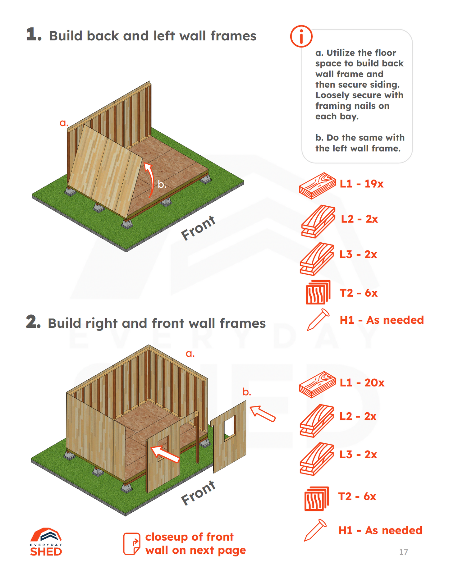 Classic 10x14 Shed Build Plans