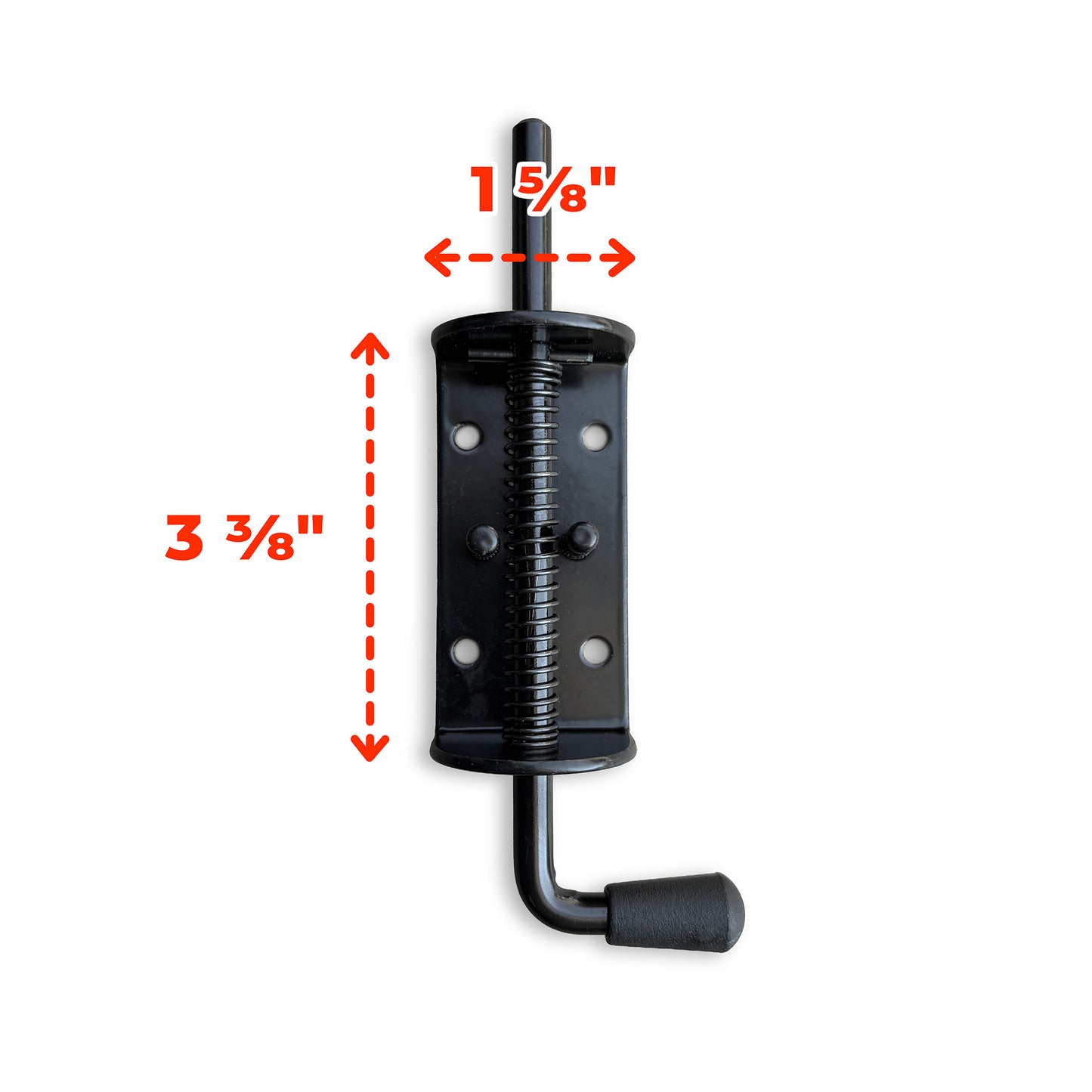 Shed Door Spring Latch Barrel Bolt | 5/16" Pin