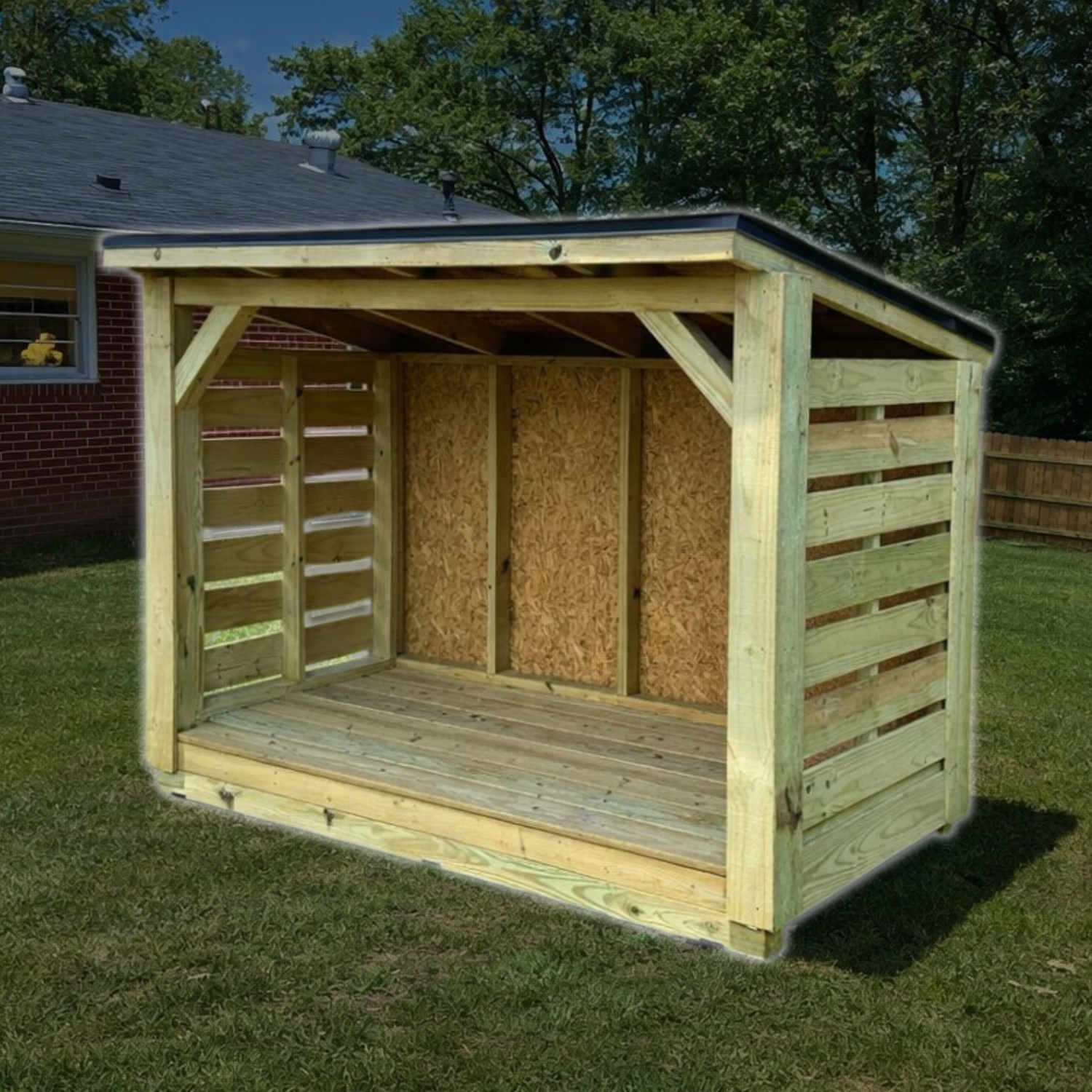 4x8 Firewood Shed