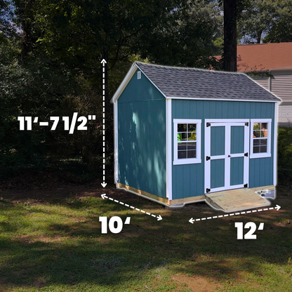 Classic 10x12 Shed Build Plans