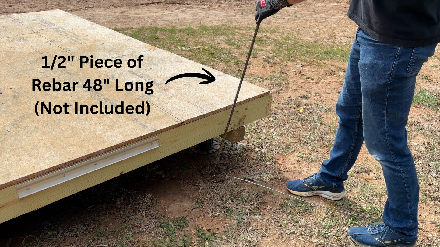 Shed Anchor Kit | Adjustable Shed Anchoring System