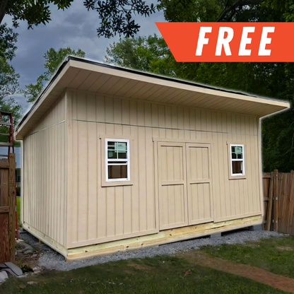 FREE 12x20 Lean-to Shed Build Plans
