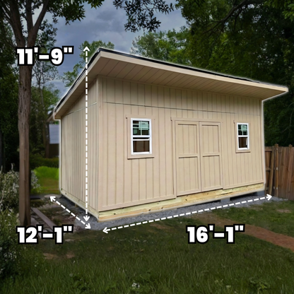 12x20 Lean-to Shed Build Plans