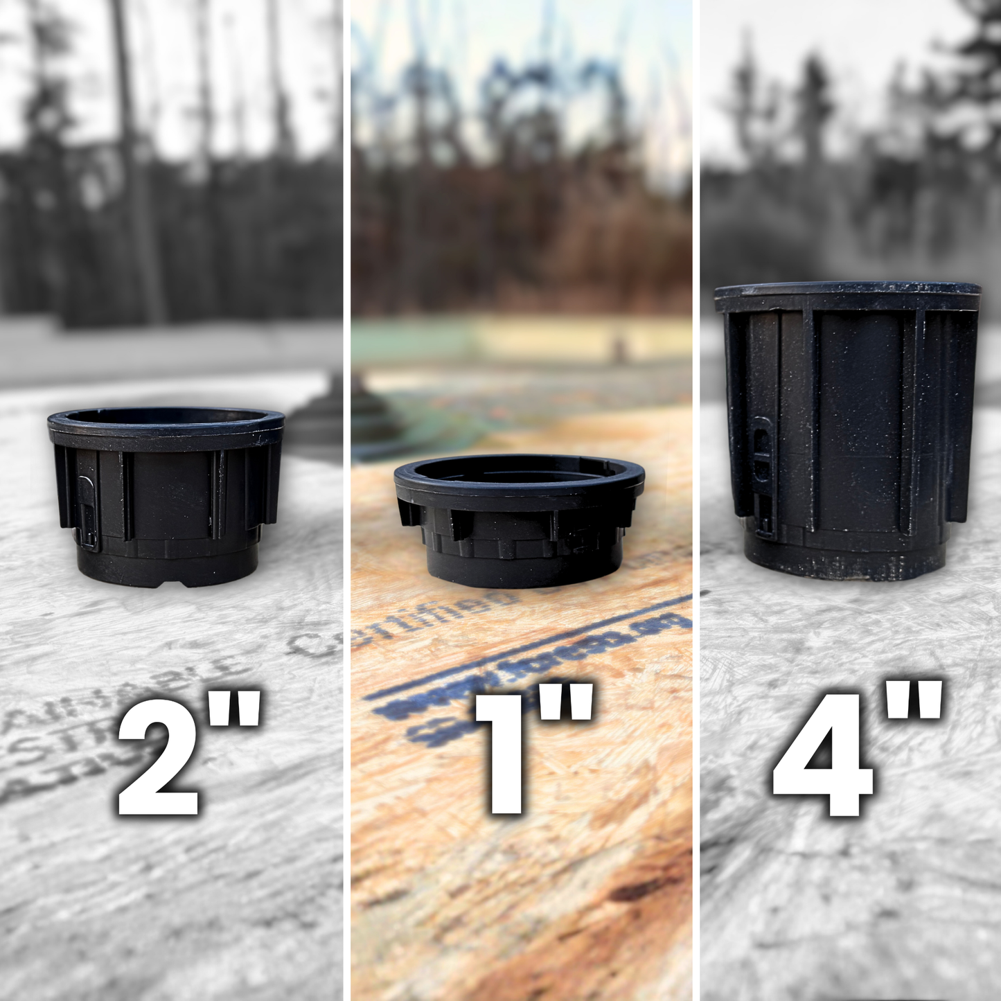 Pedestal Height Extender 1" (10-Pack)