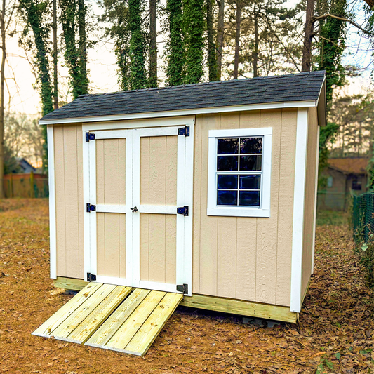 6x10 - Double Doors & Single Window | Build Plan