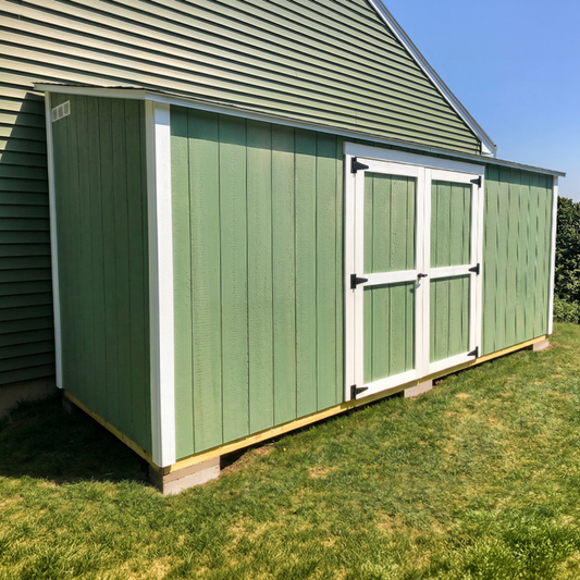 6x16 Lean to - Double Doors | Build Plan