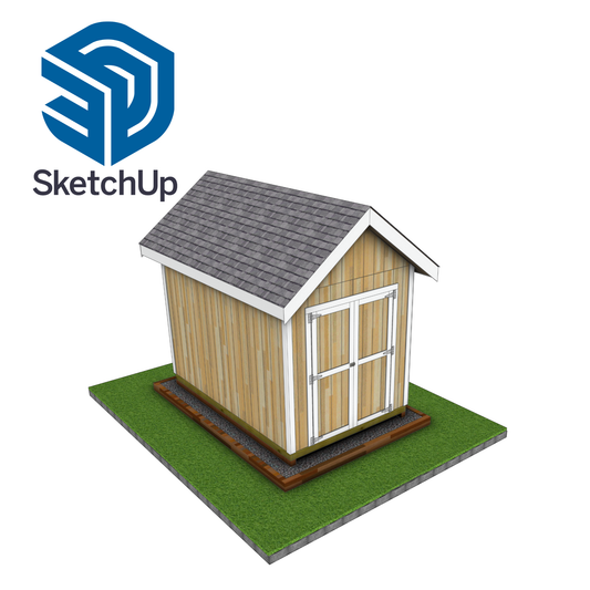 Classic 8x12 Shed SketchUp Files