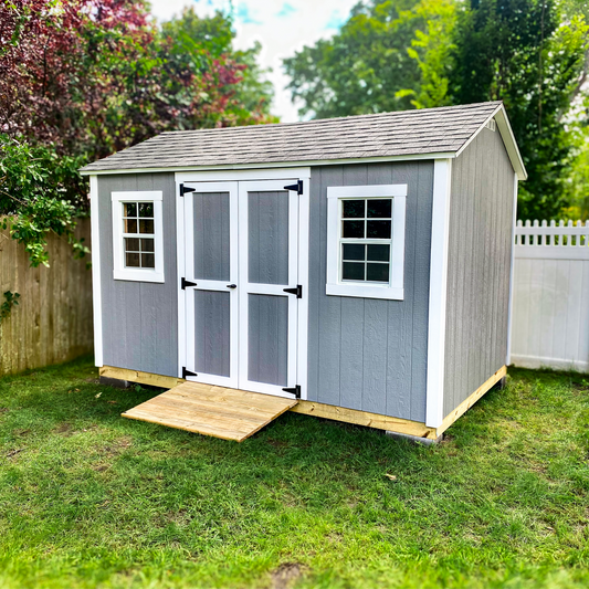 8x12 - Double Doors & Dual Windows | Build Plan