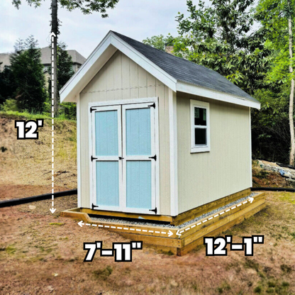 Classic 8x12 Shed Build Plans