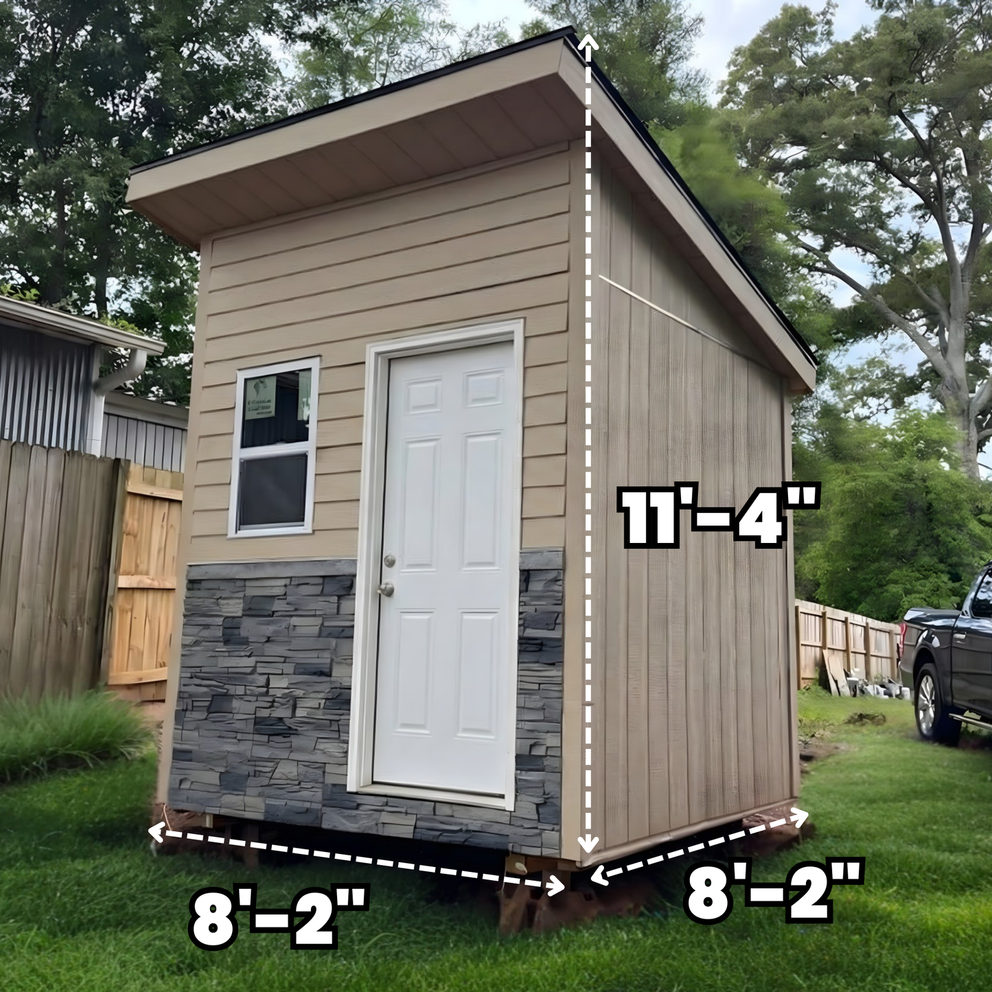 8x8 Lean-to Shed Build Plans
