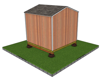 Classic 8x8 Shed Sketchup Files