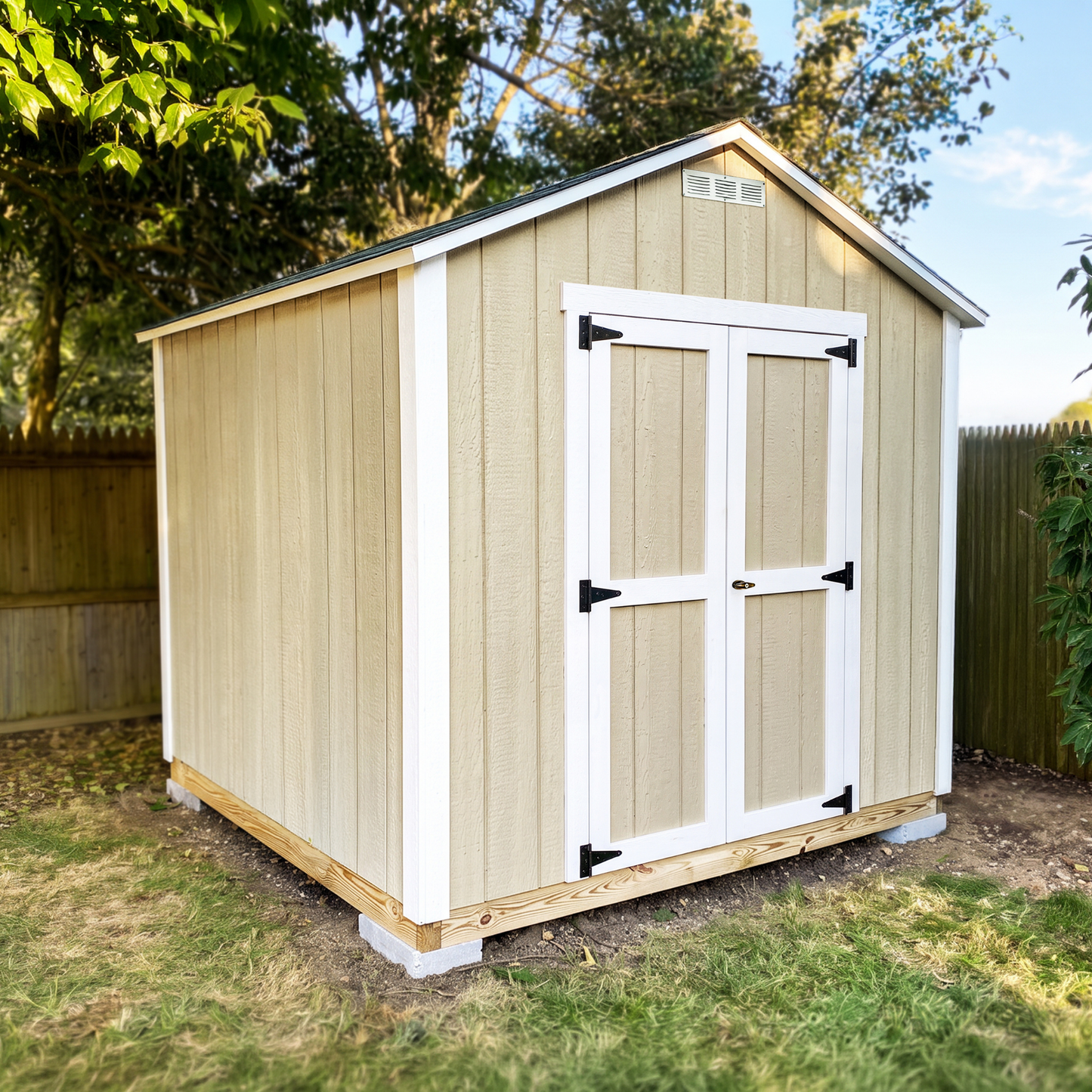 8x8 Gable - Double Doors on Gable End | Build Plan