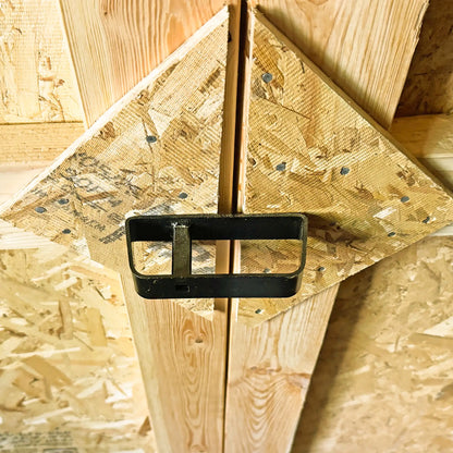 Double Shed Door Kit (48"–72") | T-Hinge (6")