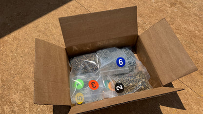 10x12 Gable Complete Screw kit