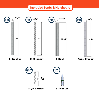 Premium Double Ramp Kit (48″–72″ Doors)
