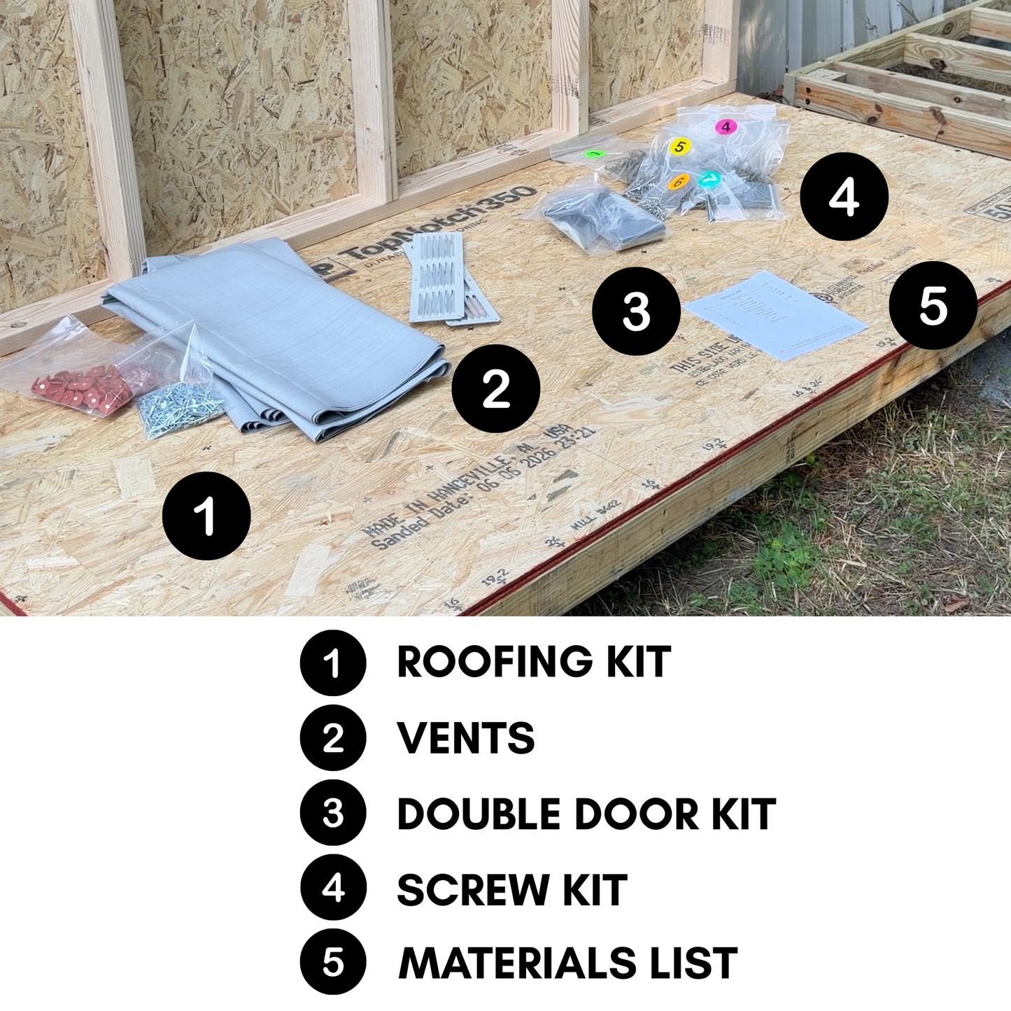 4x8 Lean-To Shed Project Pack — Just Add Lumber