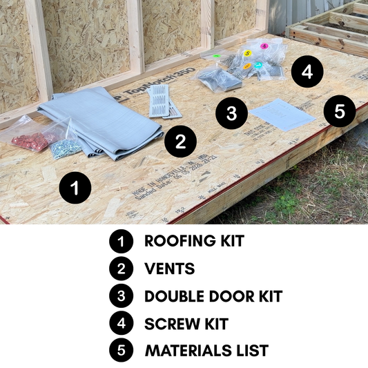 8x8 Gable Shed Project Pack — Just Add Lumber