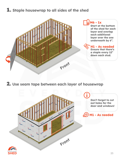 12x20 Lean-to Shed Build Plans