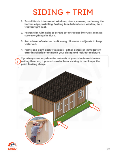 FREE 12x20 Lean-to Shed Build Plans