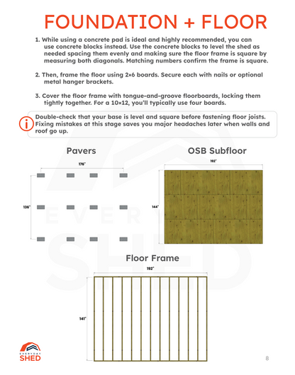 FREE 12x16 Lean-To Shed Build Plans