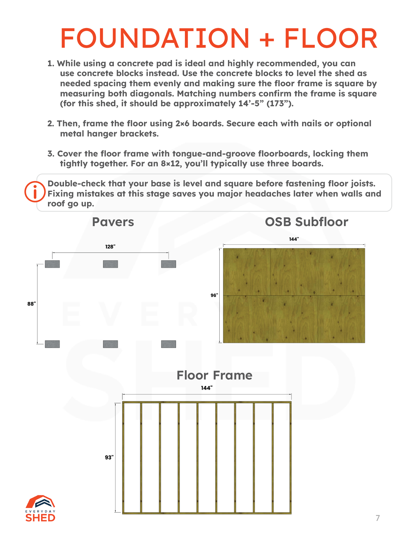 FREE 8x12 Classic Shed (Short Walls) Build Plan