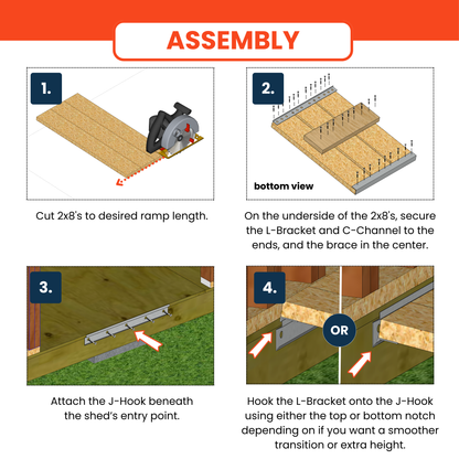 Standard Single Ramp Kit (23"Ramp)