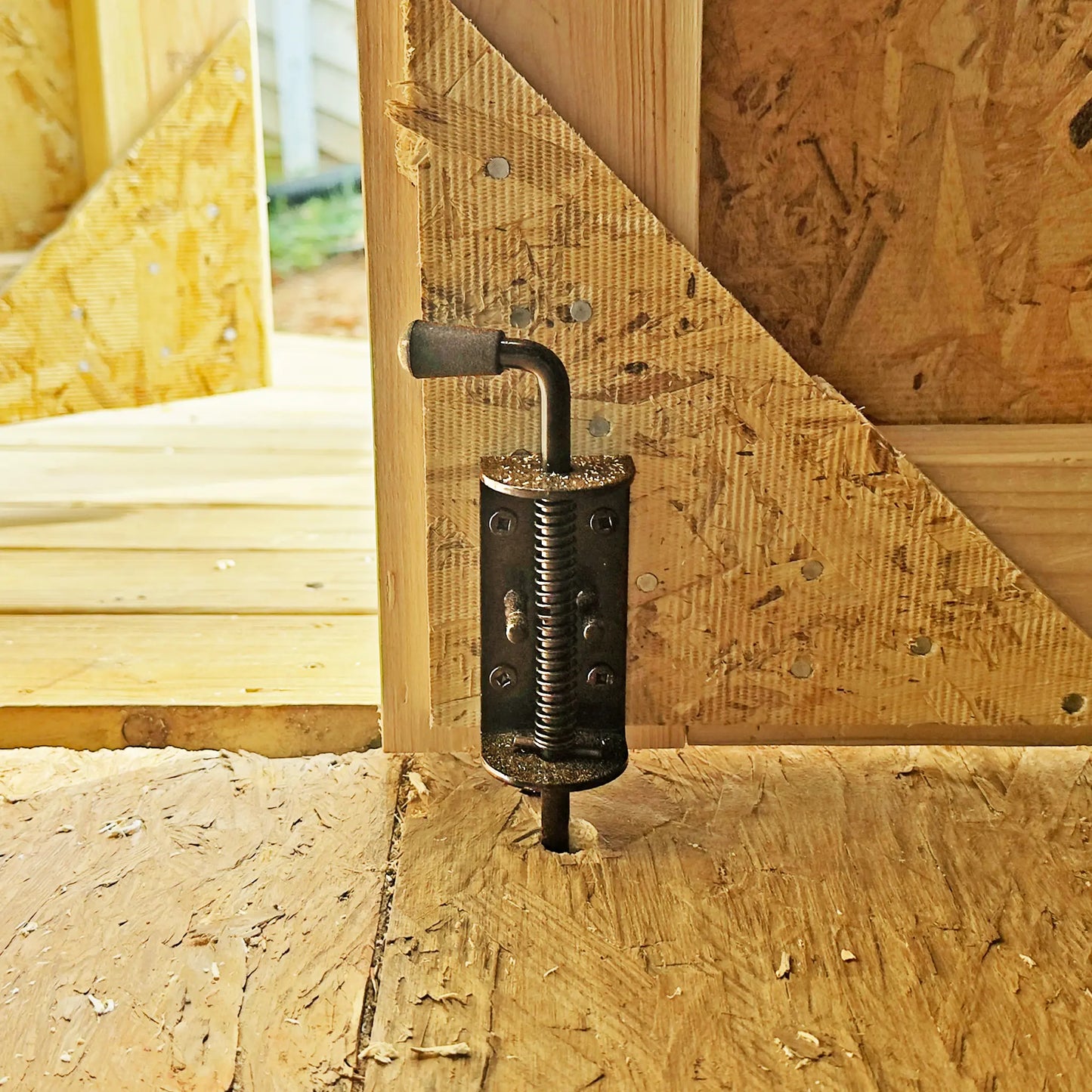 Double Shed Door Kit (48"–72") | T-Hinge (6")