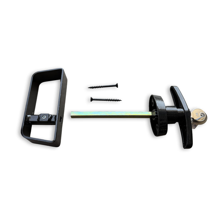 Shed Door T-Handle Lock Set | 4-1/2