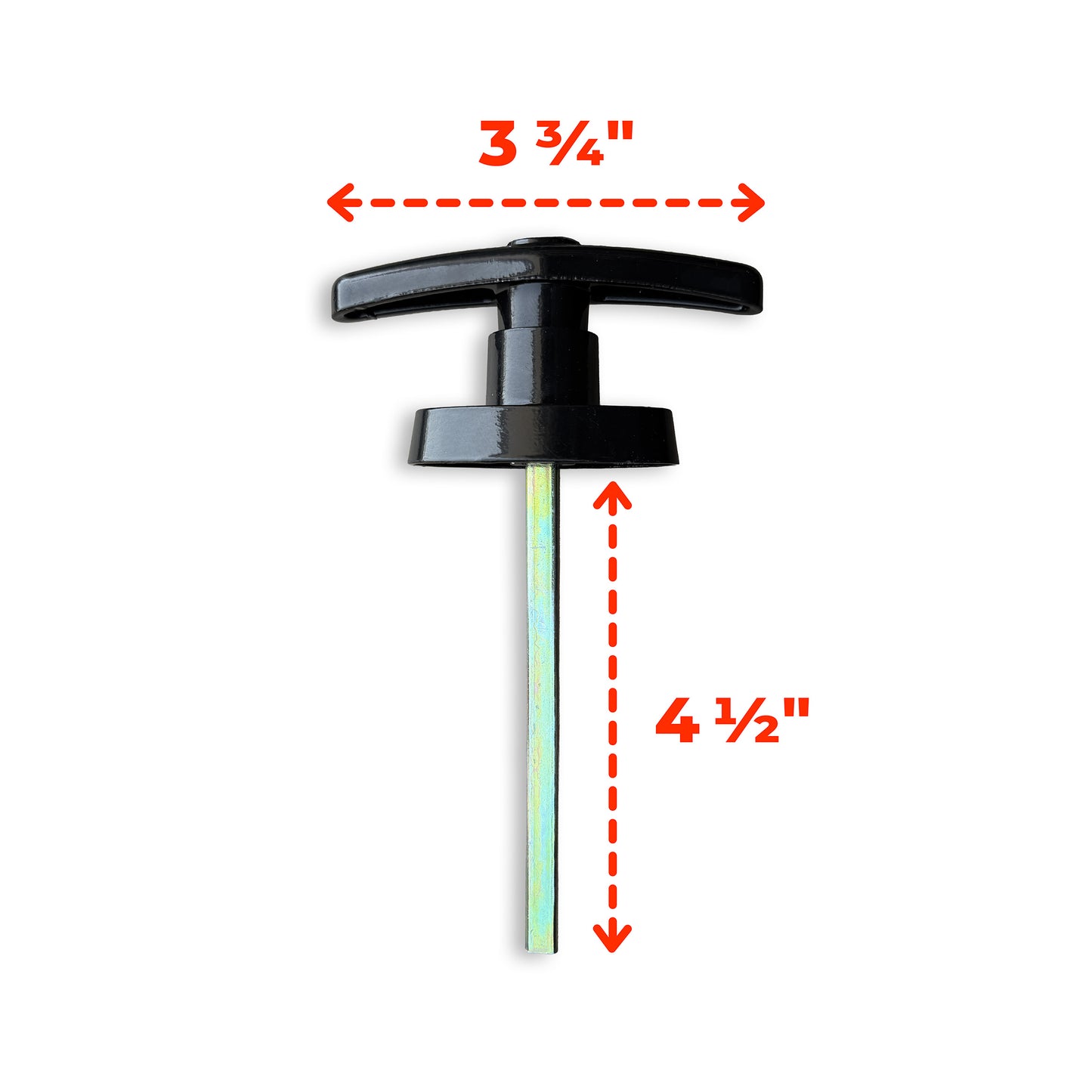 Double Shed Door Kit (48"–72") | T-Hinge (6")