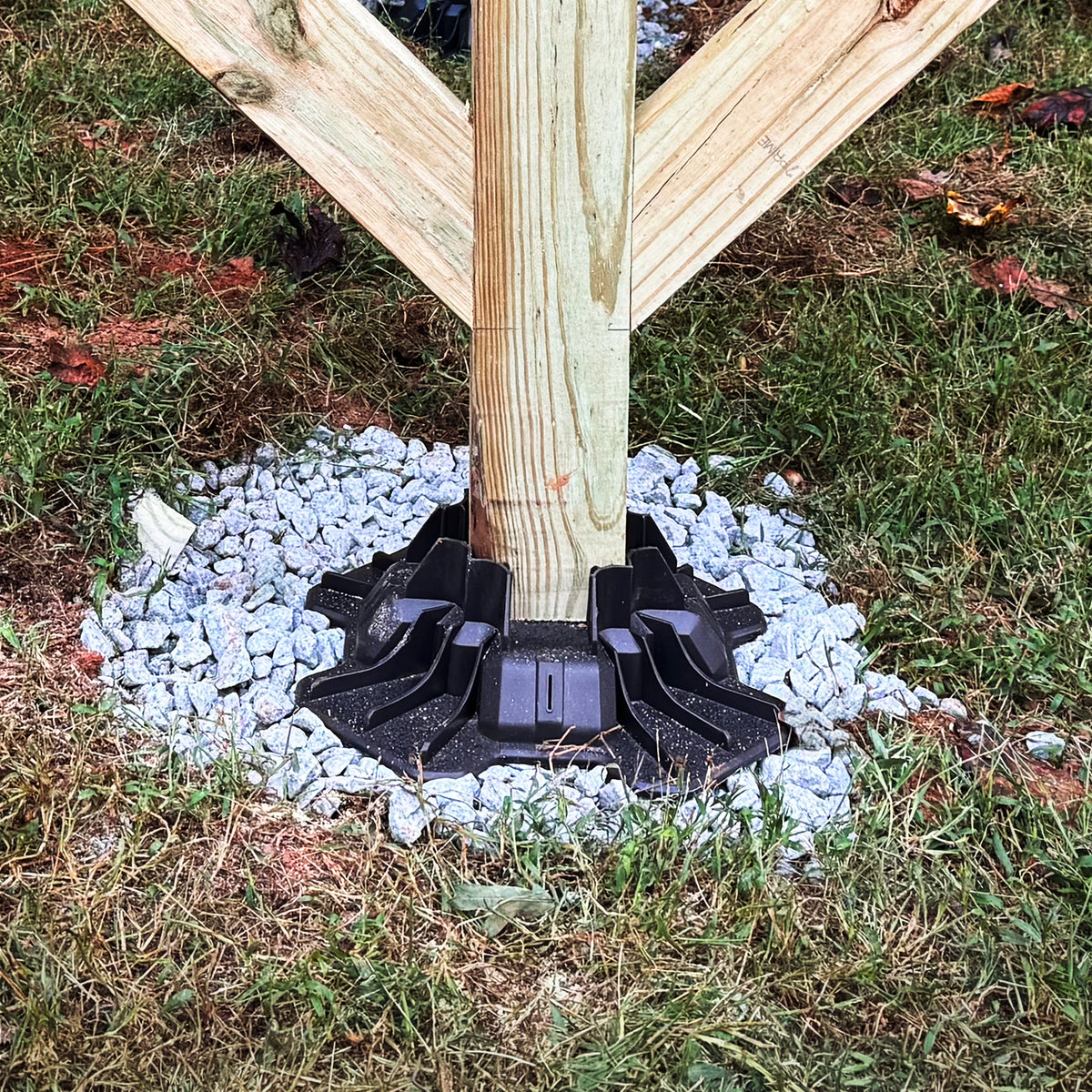 TuffBlock Shed Foundation & Leveling Kit with Structural Screws