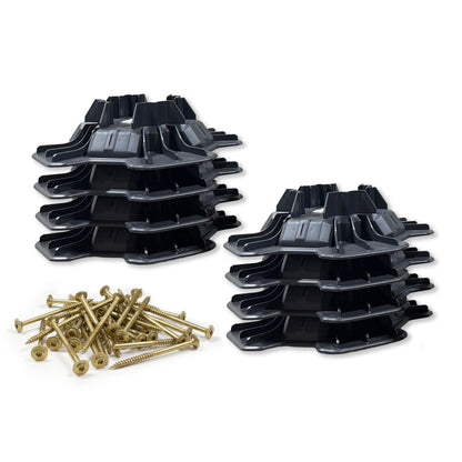 TuffBlock Shed Foundation & Leveling Kit with Structural Screws