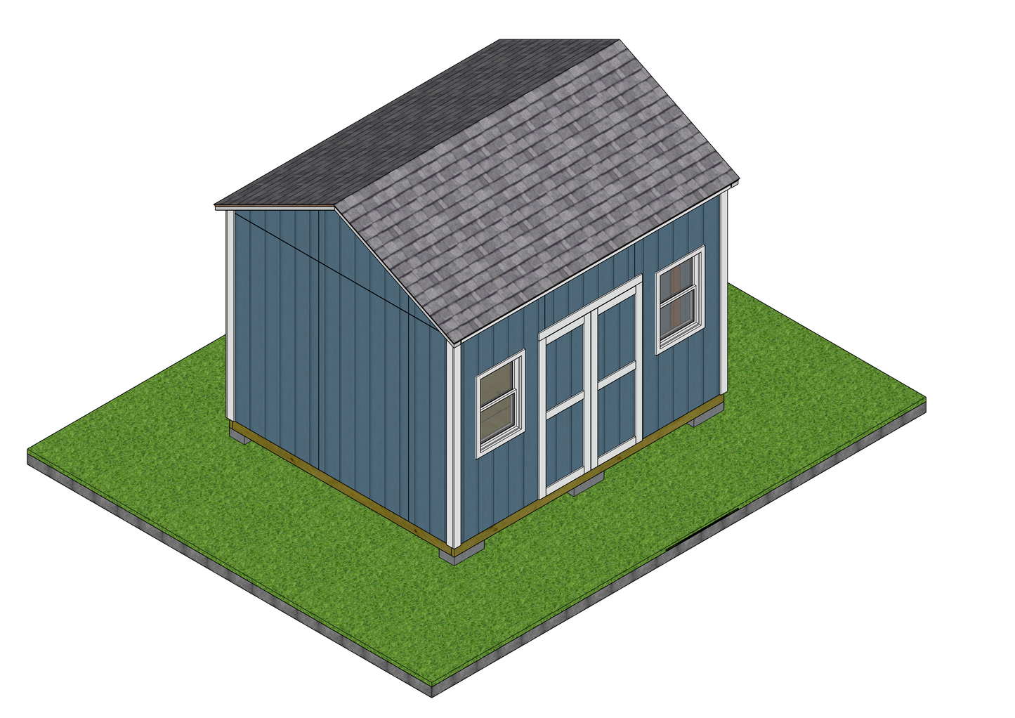 Classic 10x12 Shed SketchUp Files