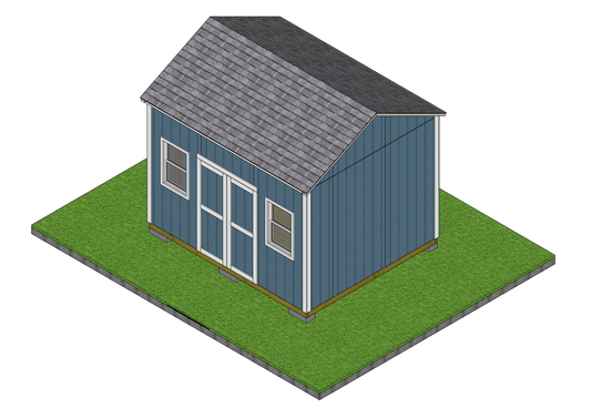 Classic 10x12 Shed SketchUp Files