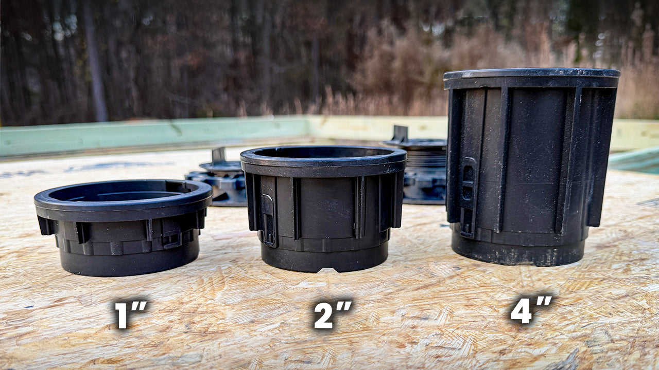 Adjustable Joist Support Pedestal (10-Pack)