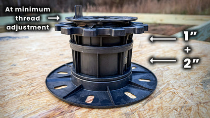 Adjustable Joist Support Pedestal (10-Pack)