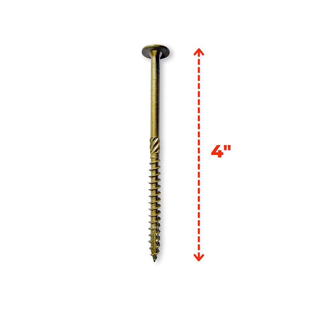 1/4" x 4" Structural Lag Screws