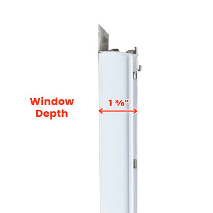 18"x 27" Aluminum Flush Mount Shed Window (1-Pack)